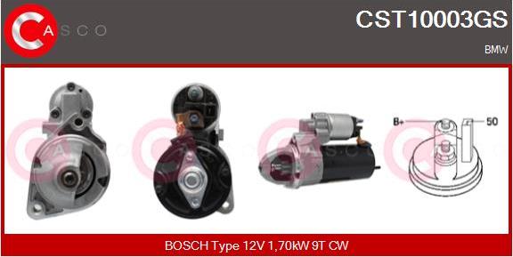Casco CST10003GS - Motorino d'avviamento www.autoricambi360.it