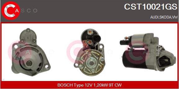 Casco CST10021GS - Motorino d'avviamento www.autoricambi360.it