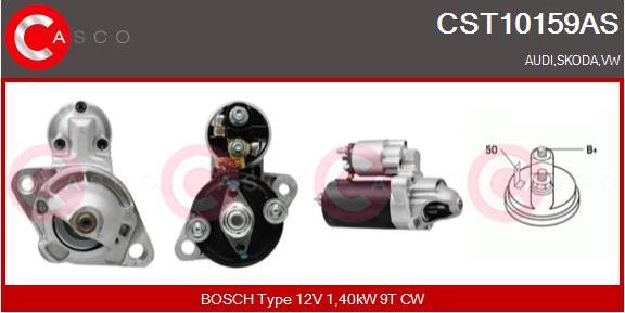 Casco CST10159AS - Motorino d'avviamento www.autoricambi360.it