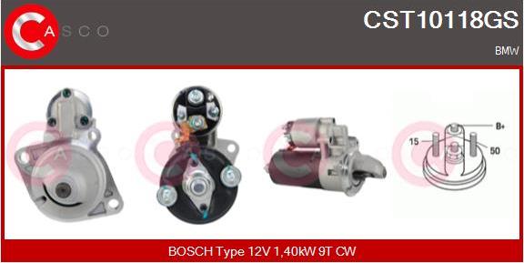 Casco CST10118GS - Motorino d'avviamento www.autoricambi360.it