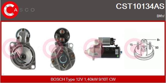 Casco CST10134AS - Motorino d'avviamento www.autoricambi360.it