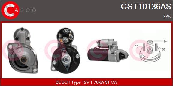 Casco CST10136AS - Motorino d'avviamento www.autoricambi360.it
