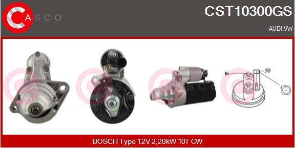 Casco CST10300GS - Motorino d'avviamento www.autoricambi360.it