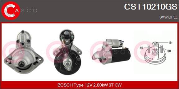 Casco CST10210GS - Motorino d'avviamento www.autoricambi360.it