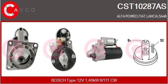 Casco CST10287AS - Motorino d'avviamento www.autoricambi360.it