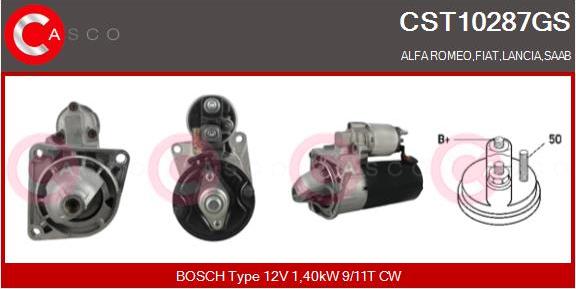 Casco CST10287GS - Motorino d'avviamento www.autoricambi360.it