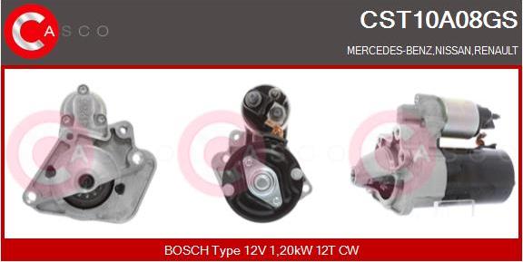 Casco CST10A08GS - Motorino d'avviamento www.autoricambi360.it