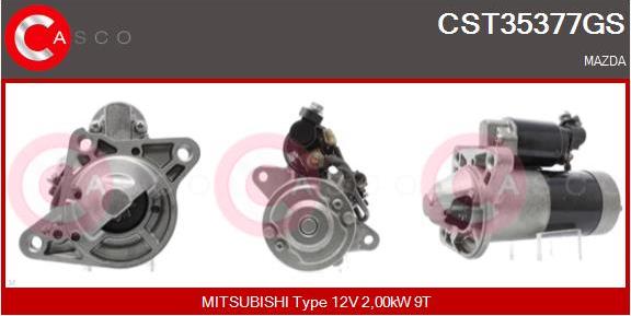 Casco CST35377GS - Motorino d'avviamento www.autoricambi360.it