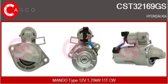 Casco CST32169GS - Motorino d'avviamento www.autoricambi360.it