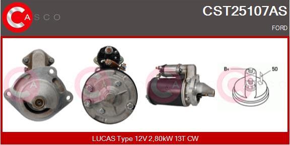 Casco CST25107AS - Motorino d'avviamento www.autoricambi360.it