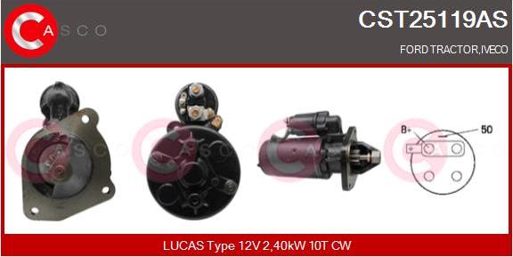 Casco CST25119AS - Motorino d'avviamento www.autoricambi360.it