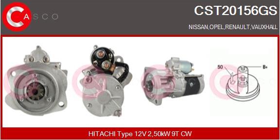 Casco CST20156GS - Motorino d'avviamento www.autoricambi360.it