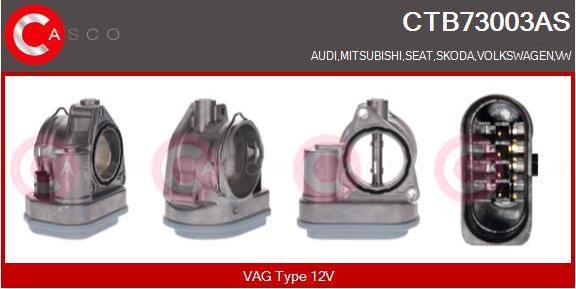 Casco CTB73003AS - Corpo farfallato www.autoricambi360.it
