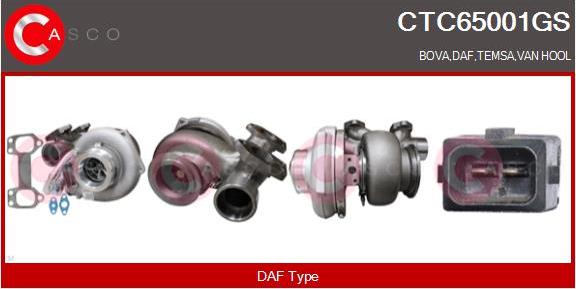 Casco CTC65001GS - Turbocompressore, Sovralimentazione www.autoricambi360.it