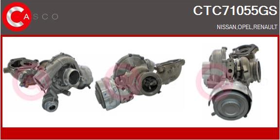 Casco CTC71055GS - Turbocompressore, Sovralimentazione www.autoricambi360.it