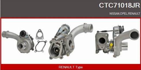 Casco CTC71018JR - Turbocompressore, Sovralimentazione www.autoricambi360.it
