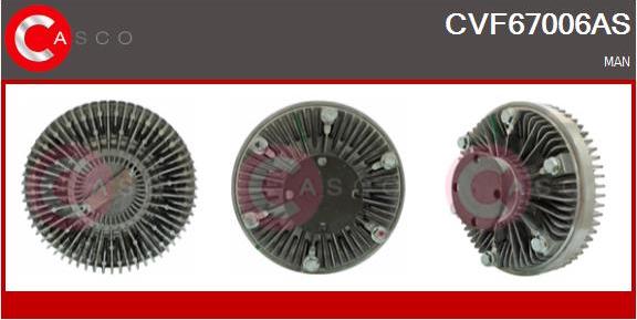 Casco CVF67006AS - Giunto di collegamento, Ventilatore radiatore www.autoricambi360.it