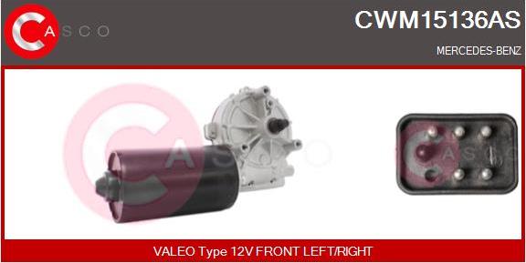 Casco CWM15136AS - Motore tergicristallo www.autoricambi360.it