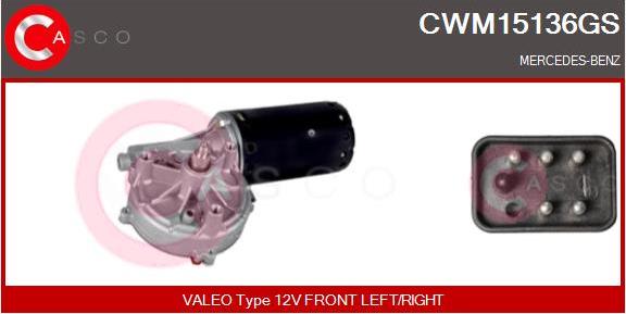 Casco CWM15136GS - Motore tergicristallo www.autoricambi360.it