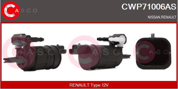 Casco CWP71006AS - Pompa acqua lavaggio, Pulizia cristalli www.autoricambi360.it
