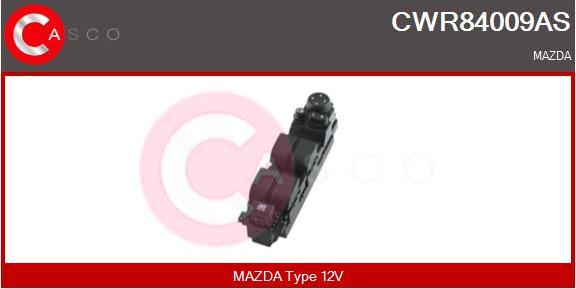 Casco CWR84009AS - Interruttore, Alzacristallo www.autoricambi360.it