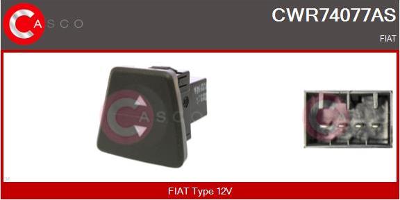 Casco CWR74077AS - Interruttore, Alzacristallo www.autoricambi360.it