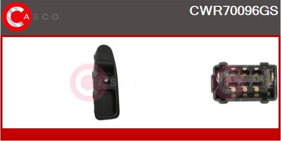 Casco CWR70096GS - Interruttore, Alzacristallo www.autoricambi360.it