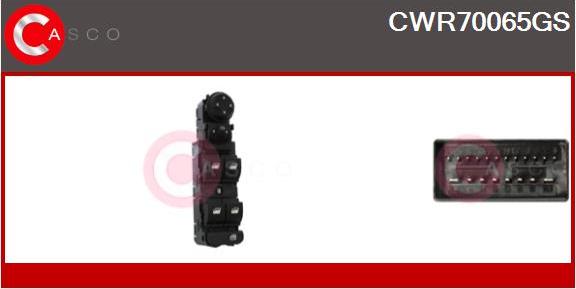 Casco CWR70065GS - Interruttore, Alzacristallo www.autoricambi360.it
