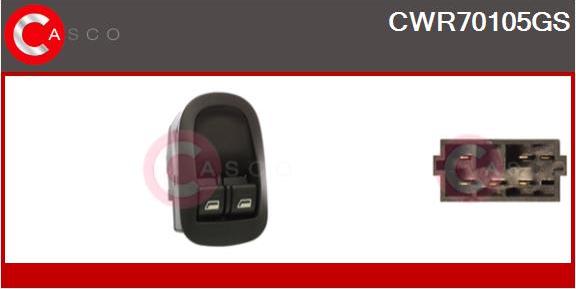 Casco CWR70105GS - Interruttore, Alzacristallo www.autoricambi360.it