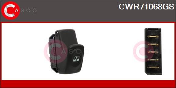 Casco CWR71068GS - Interruttore, Alzacristallo www.autoricambi360.it