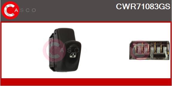 Casco CWR71083GS - Interruttore, Alzacristallo www.autoricambi360.it