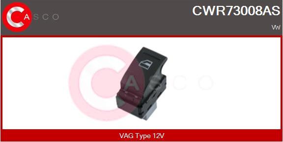 Casco CWR73008AS - Interruttore, Alzacristallo www.autoricambi360.it