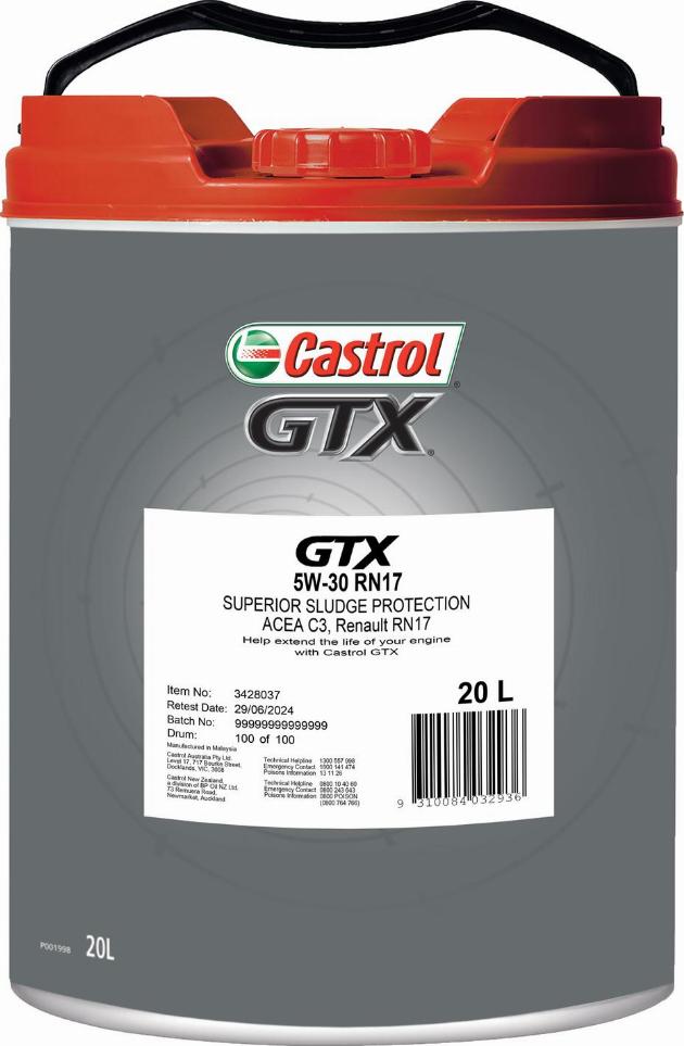 CASTROL 3428037 - Olio motore www.autoricambi360.it