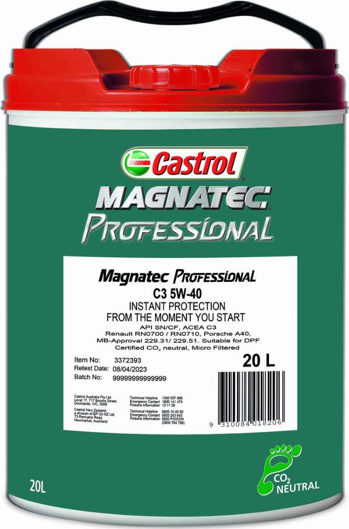 Castrol 3372393 - Olio motore www.autoricambi360.it