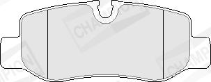 Champion 573798CH - Kit pastiglie freno, Freno a disco www.autoricambi360.it