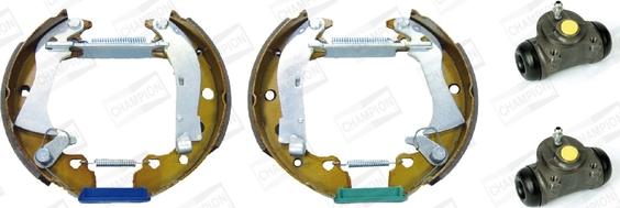 Champion 381016CH - Kit ganasce freno www.autoricambi360.it