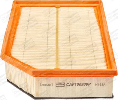 Champion CAF100938P - Filtro aria www.autoricambi360.it