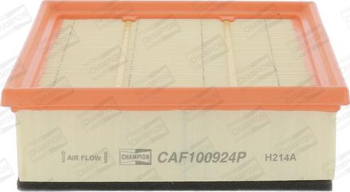 Champion CAF100924P - Filtro aria www.autoricambi360.it