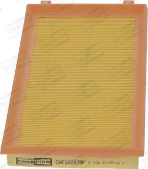 Champion CAF100978P - Filtro aria www.autoricambi360.it