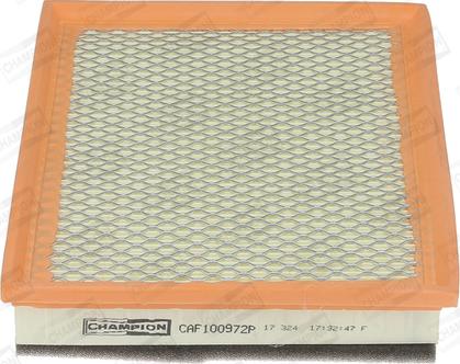 Champion CAF100972P - Filtro aria www.autoricambi360.it