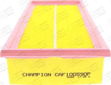 Champion CAF100590P - Filtro aria www.autoricambi360.it