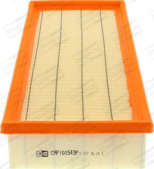 Champion CAF100543P - Filtro aria www.autoricambi360.it