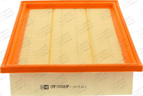 Champion CAF100583P - Filtro aria www.autoricambi360.it