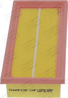 Champion CAF100639P - Filtro aria www.autoricambi360.it