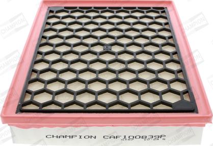 Champion CAF100839P - Filtro aria www.autoricambi360.it