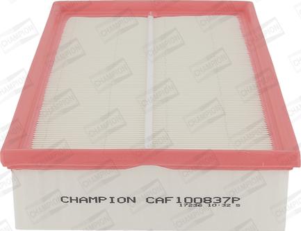 Champion CAF100837P - Filtro aria www.autoricambi360.it