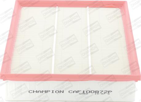 Champion CAF100872P - Filtro aria www.autoricambi360.it