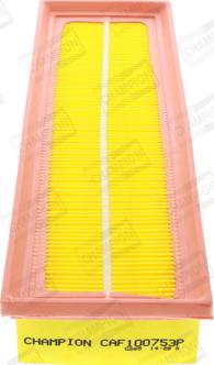Champion CAF100753P - Filtro aria www.autoricambi360.it