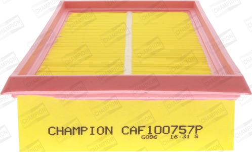 Champion CAF100757P - Filtro aria www.autoricambi360.it