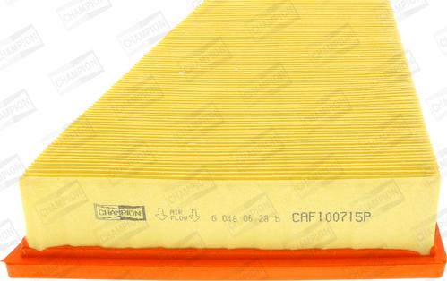 Champion CAF100715P - Filtro aria www.autoricambi360.it